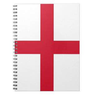Notebook with Flag of England Notizblock