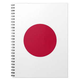 Notebook with Flag of Japan Notizblock