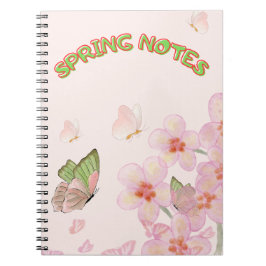Notebook with Whimsical Butterfly Design Notizblock