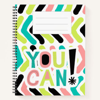 Notebook "You Can"! Notizbuch
