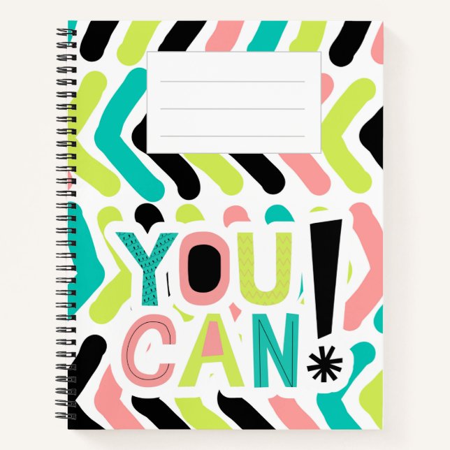 Notebook "You Can"! Notizbuch (Vorderseite)