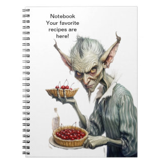 Notebook. Your favorite recipes are here! Notizblock