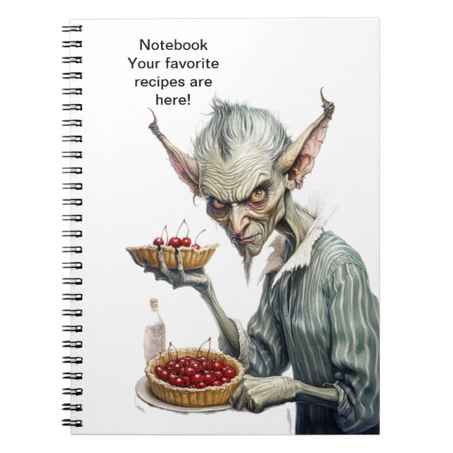 Notebook. Your favorite recipes are here! Notizblock (Vorderseite)
