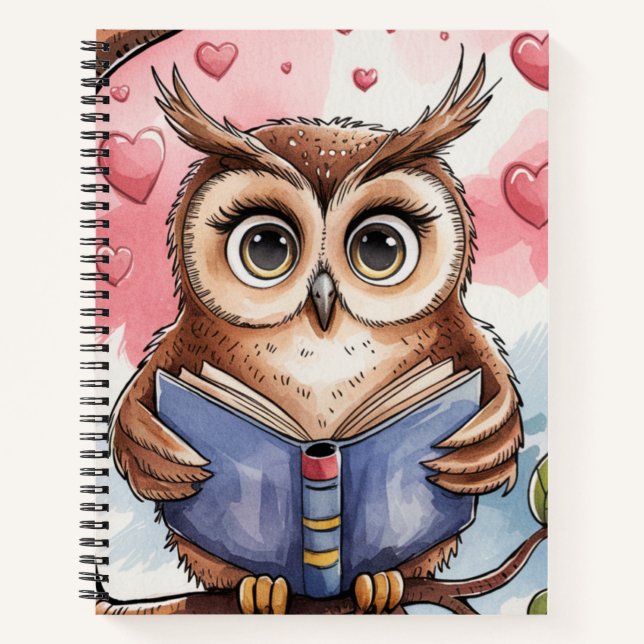 Notebooks Cute owl Notizbuch (Vorderseite)
