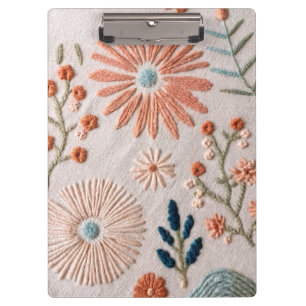 Notebooks und Journals mit Geburtsdatum und Blume- Klemmbrett