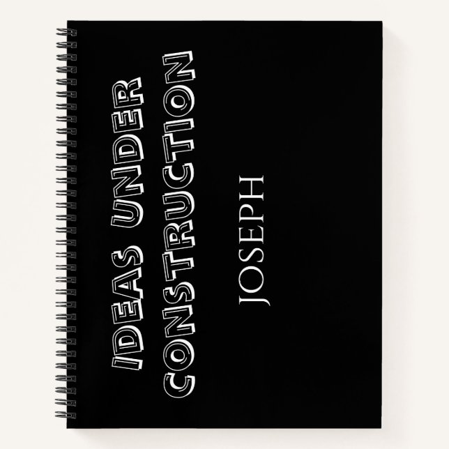Notebooks with Spiral – Hardcover Spiral Notebook Notizbuch (Vorderseite)