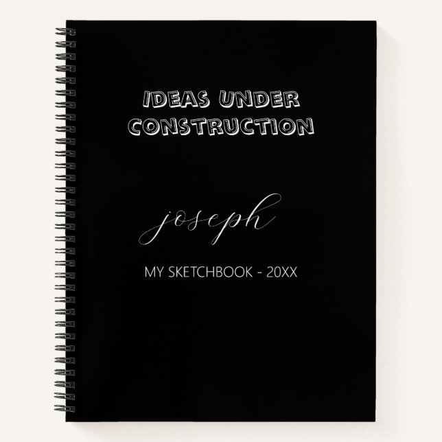 Notebooks with Spiral – Hardcover Spiral Notebook Notizbuch (Vorderseite)