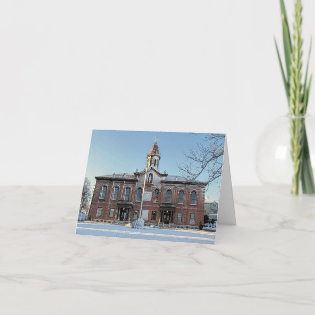 Notecard - 1820 Courthouse Plymouth MA Karte (Vorderseite)