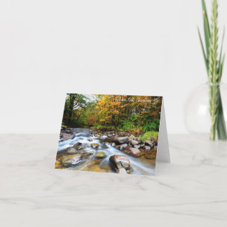 Notecard:  Alplaus Tötung, Charlton, NY Karte