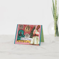 NOTECARD-BAH HUMBUG. FÜHREN SIE DEN EIERPUNSCH