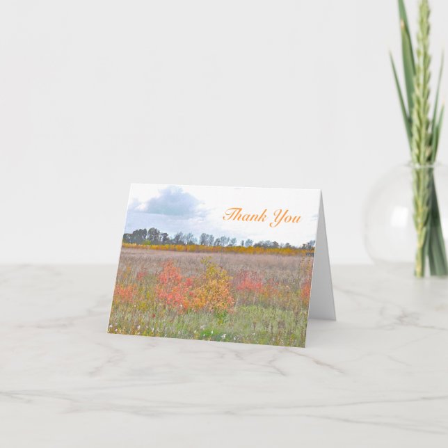 NOTECARD, "DANKE" LANDSCAPE DANKESKARTE (Vorderseite)