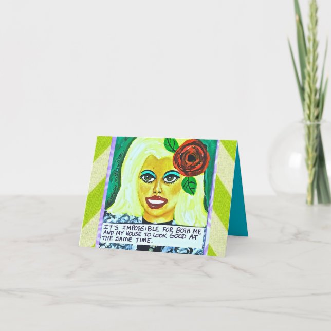 NOTECARD-ES IST NICHT MÖGLICH FÜR MICH UND MEIN HA KARTE (Vorderseite)