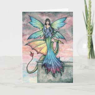 Notecard für mystical Fairy Dragon-Karte Karte