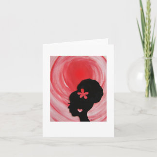 Notecard für natürliche Liebe Feiertagskarte