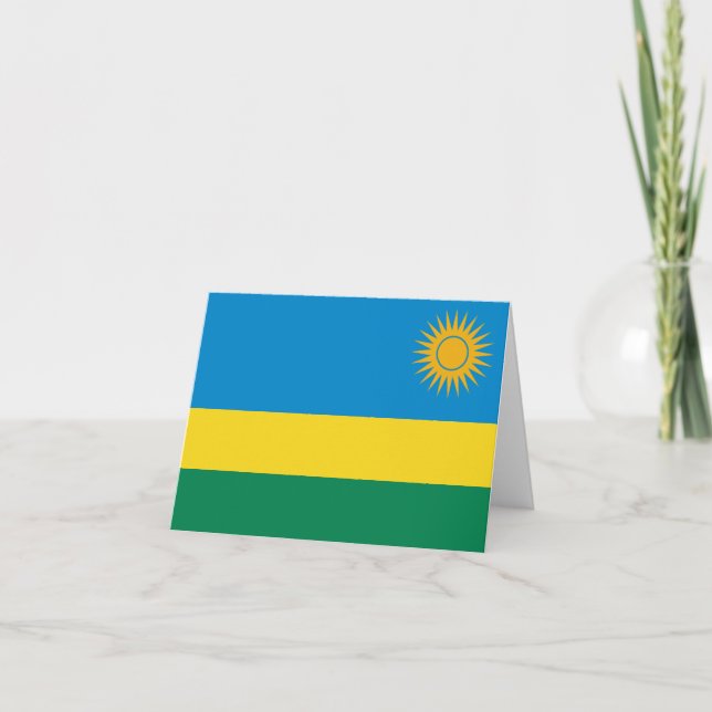 Notecard für Ruanda Karte (Vorderseite)