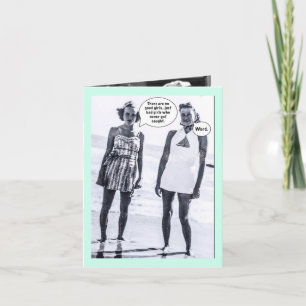 Notecard gibt es keine guten Mädchen Karte