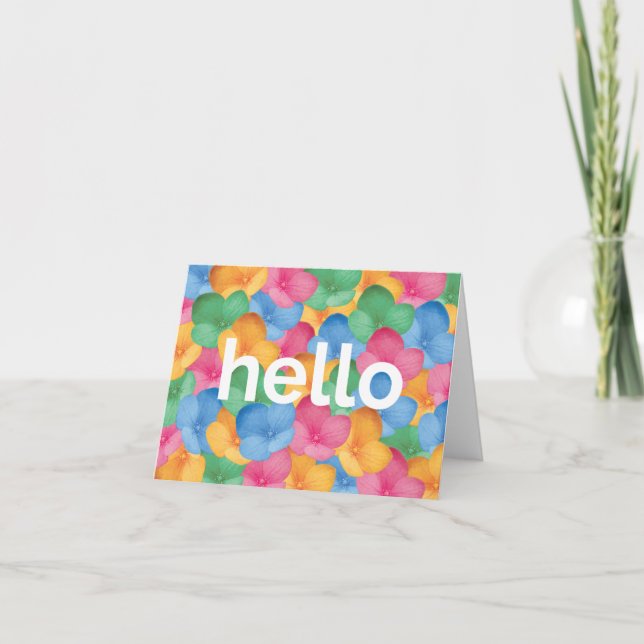 Notecard - hello karte (Vorderseite)