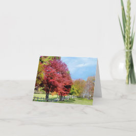 Notecard - Herbst im Betrieb Karte