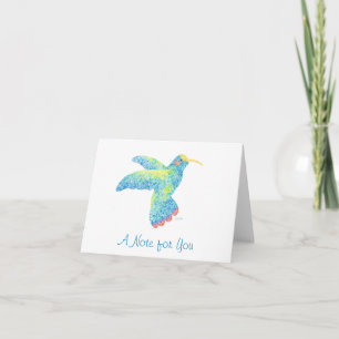 Notecard Hummingbird