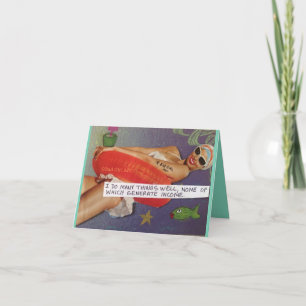 NOTECARD-I TUN VIELE DINGE GUT... KARTE