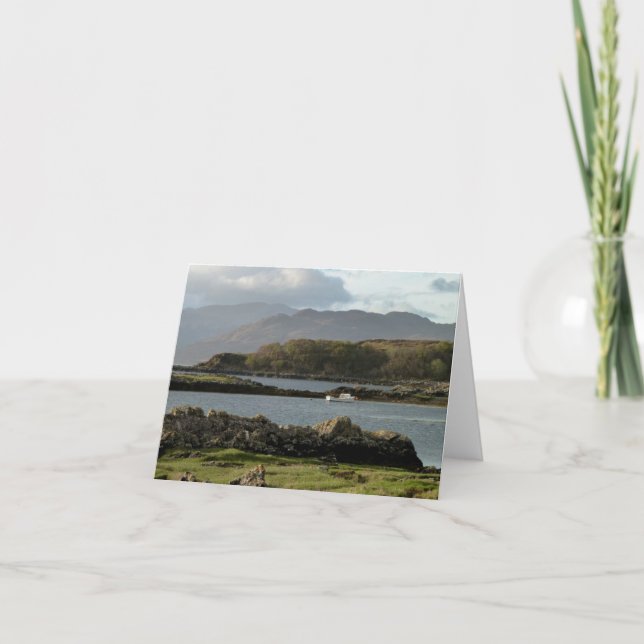 Notecard: Insel von Skye Landschaft Karte (Vorderseite)
