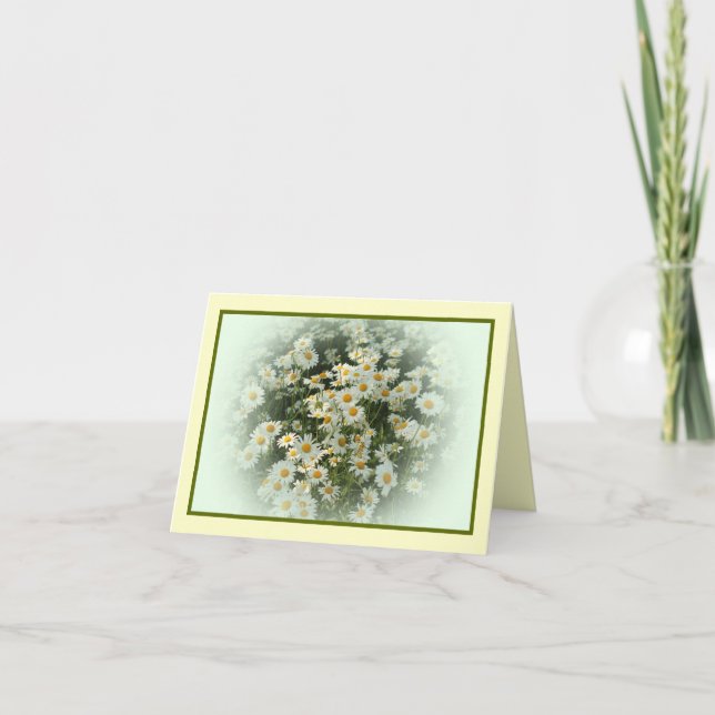 Notecard mit Blumendruck Karte (Vorderseite)