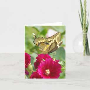 Notecard mit Frack Butterfly Karte