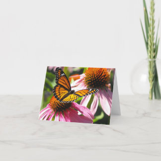 Notecard mit Monarch Butterfly Karte