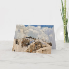 Notecard of Steamboat Springs Ski Lift Dankeskarte