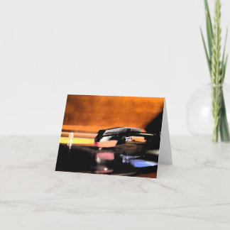 Notecard Record Player Karte