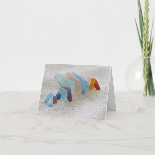 Notecard - Sea Glass Kabob Karte (Vorderseite)