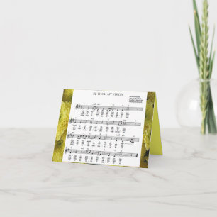 Notecard "Sei du meine Vision" Karte