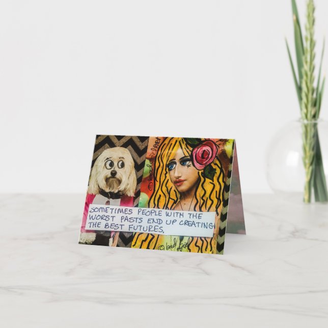 Notecard-sometimes Leute mit den schlechtesten Karte (Vorderseite)