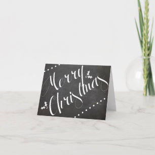 Notecard Tafel der frohen Weihnachten