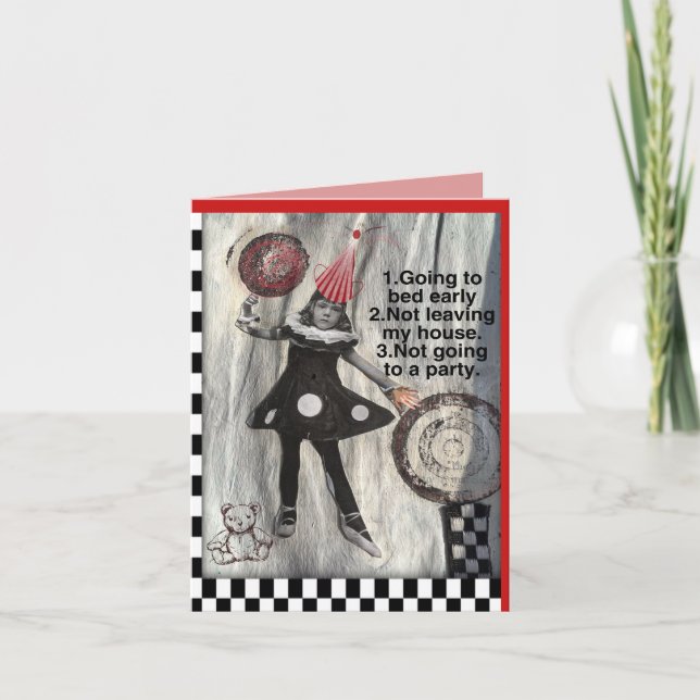 Notecard-unabhängig Alter Sie sind die neue 30 Kar Karte (Vorderseite)