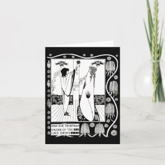 Notecard-Vintag Illustration-Aubrey Beardsley 7 Karte