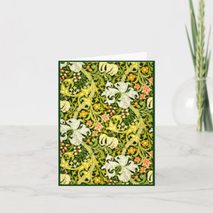 Notecard-Vintage Stoffe/Mode-William Morris 29 Karte