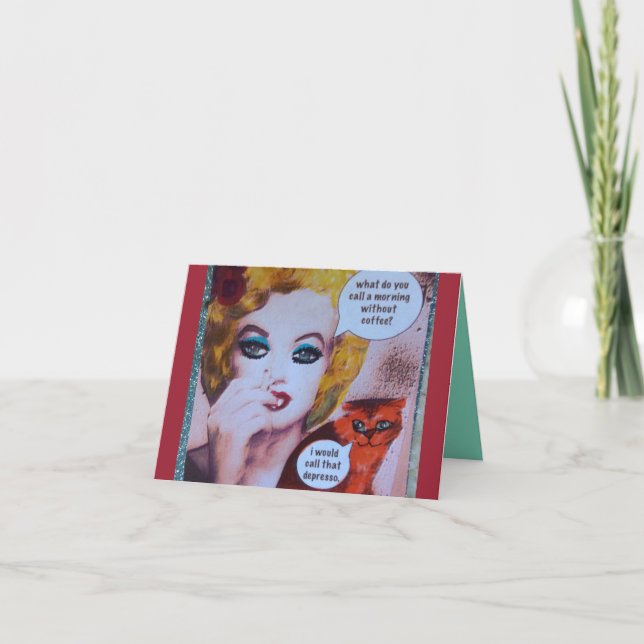 NOTECARD-WHAT NENNEN SIE EINEN MORGEN AUSSEN KARTE (Vorderseite)