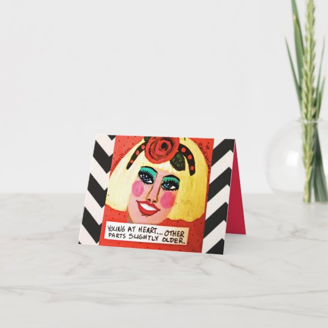 NOTECARD-YOUNG AM HERZEN KARTE (Vorderseite)