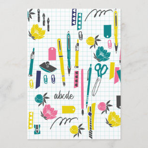 Notecards für Personalisierte Lehrkräfte Einladung