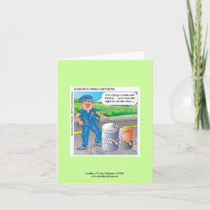 Notecards für Polizeiangriffe auf Spaß und Batteri Karte