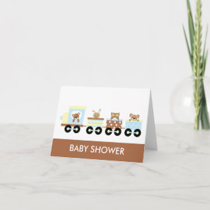 Notecards für Tierspielzeug-Babydusche Einladung