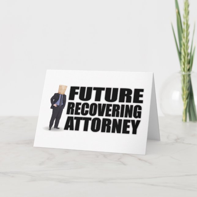 Notecards "Future Recovery Attorney" Karte (Vorderseite)