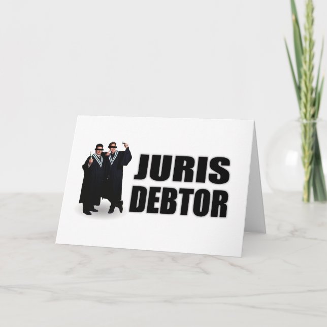 Notecards "Juris Debtor" Karte (Vorderseite)