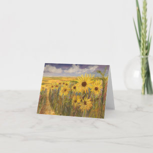 Notecards - "Sonnenblumen für die Ukraine" Dankeskarte