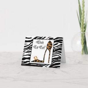 Notecards "Stiletto Attitude" Karte