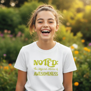 Noted Memo Awesomness Limon Color T - Shirt