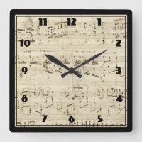 Noten auf Pergament Handgeschrieben in Tinte