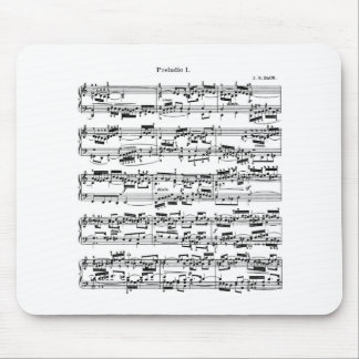 Noten durch Bach Mousepad