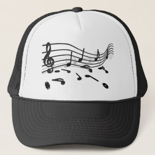 Noten, Musik Truckerkappe